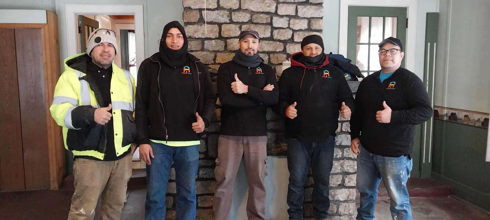 The NY Handy Team crew on a job site